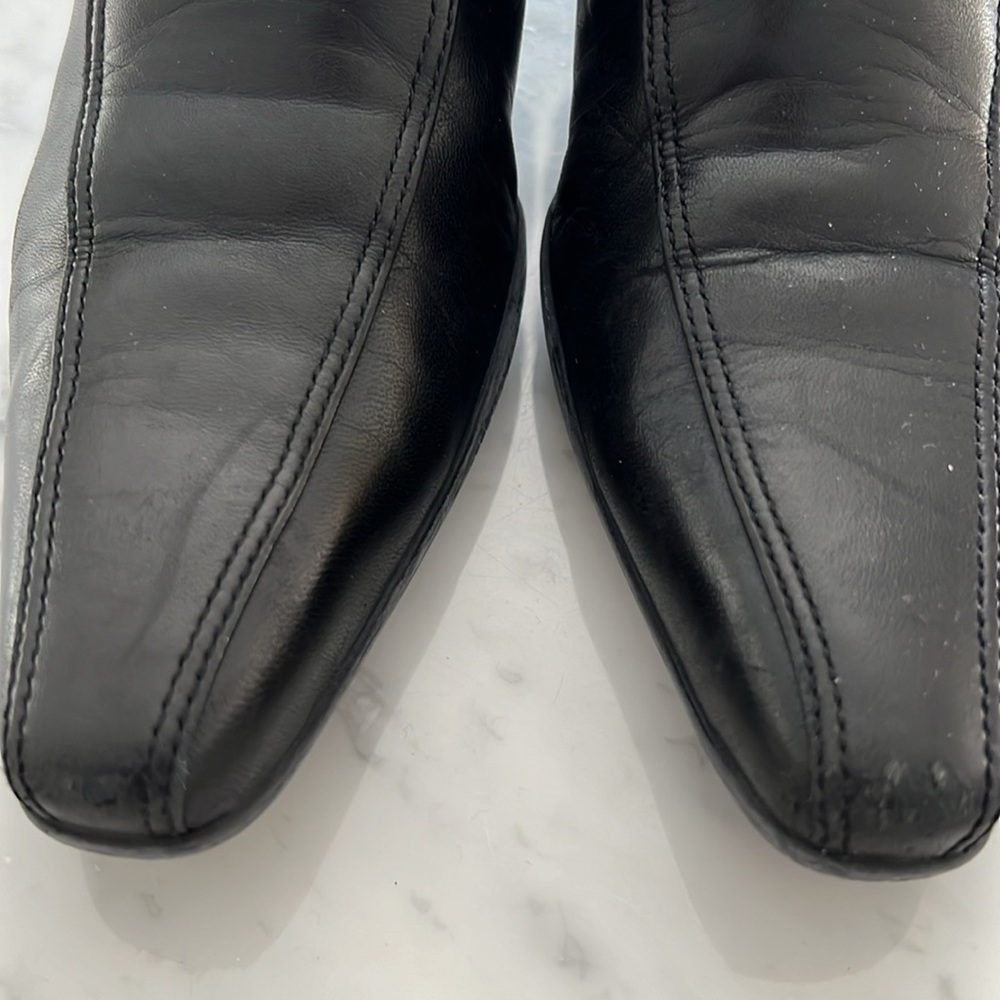 Prada Calzature Donna Nero Nappa Sport Booties size 37 - Picture 10 of 13